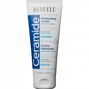 Revuele Ceramide Moisturising Cream 200 ml white tub on a clean countertop