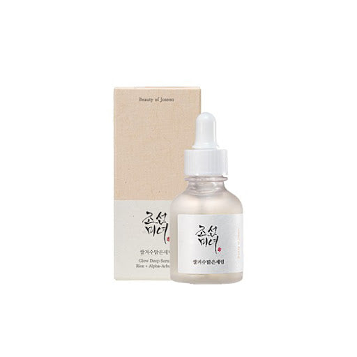 Beauty Of Joseon Glow Deep Serum 30ml bottle with dropper, white box packaging