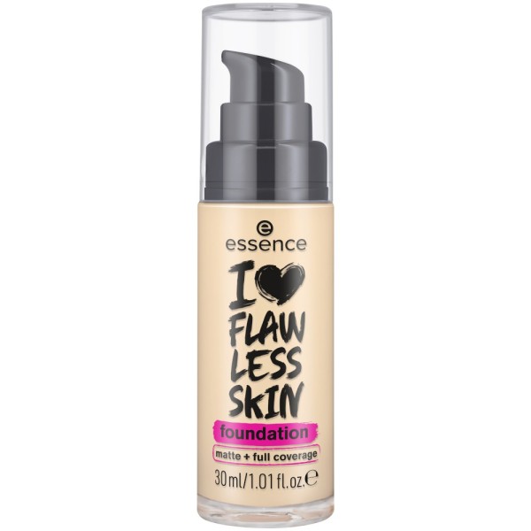essence I Love Flawless Skin Foundation 20 Medium Porcelain bottle