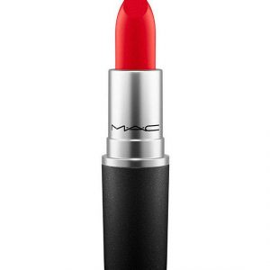 MAC Powder Kiss Lipstick in shade Dangerous with bullet-shaped tube and matte finish
