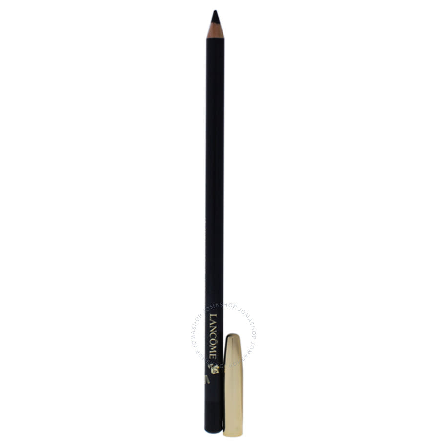 Lancôme Le Crayon Khol Noir 0.09 oz eyeliner pencil with black cap on white background