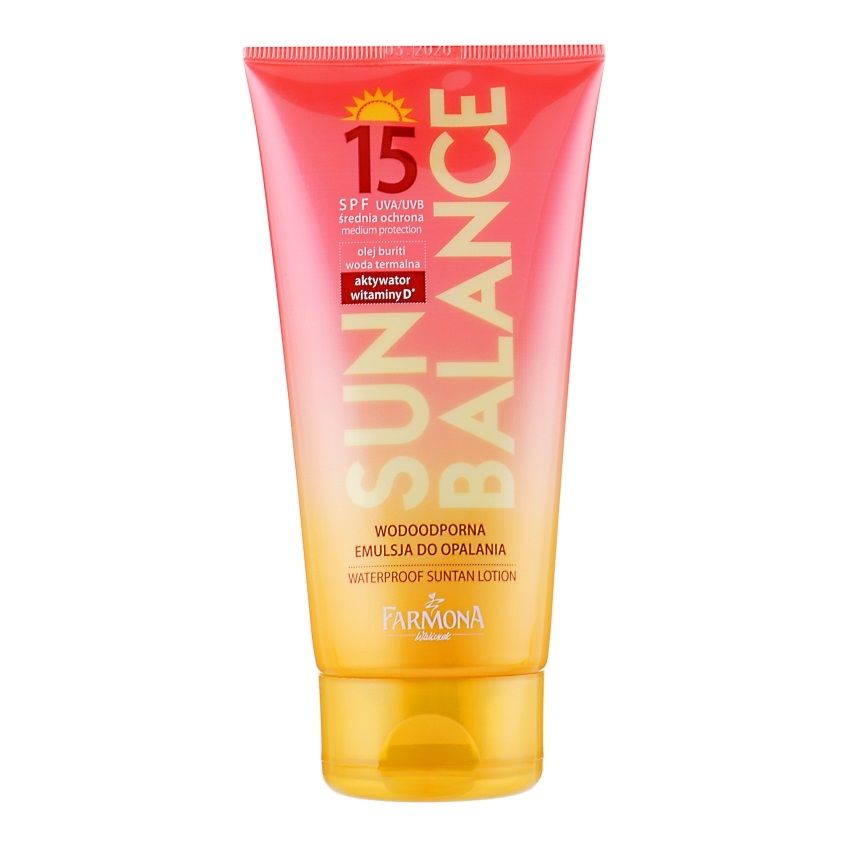 Farmona Sun Balance Waterproof Lotion SPF15 150ml packaging front view