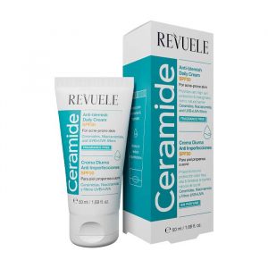 Revuele Ceramide Anti-Blemish Daily Cream SPF50+ 50ml packaging front view