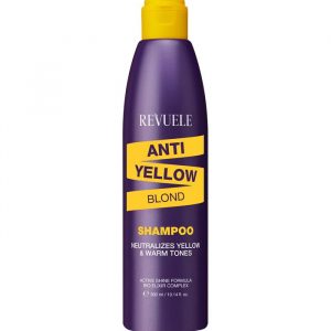 Revuele Anti-Yellow Blond Shampoo 300Ml bottle on white background