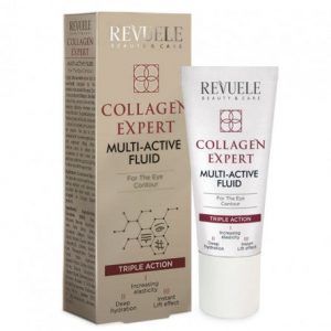 Revuele Collagen Multi Fluid Triple Action 25ml bottle on white background