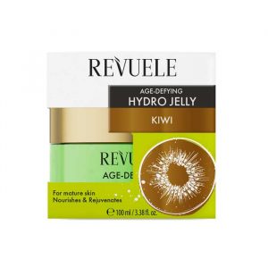 Revuele Kiwi Hydro Jelly 100ml jar with green label and fresh kiwi imagery