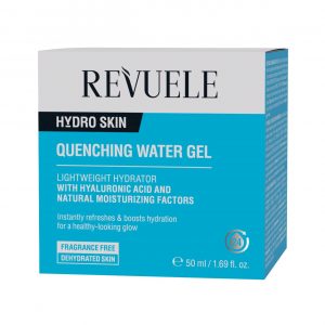 Revuele Hydro Skin Quenching Moisturizing Cream Water Gel 50ml white jar with blue cap