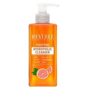 Revuele Purifying Cleanser 150ml front packaging with citrus graphics
