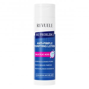 Revuele No Problem Purifying Face Lotion 50ml white bottle with green accents