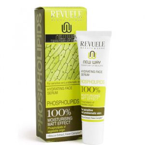 Revuele New Way Hydrating Face Serum 35ml bottle on white background
