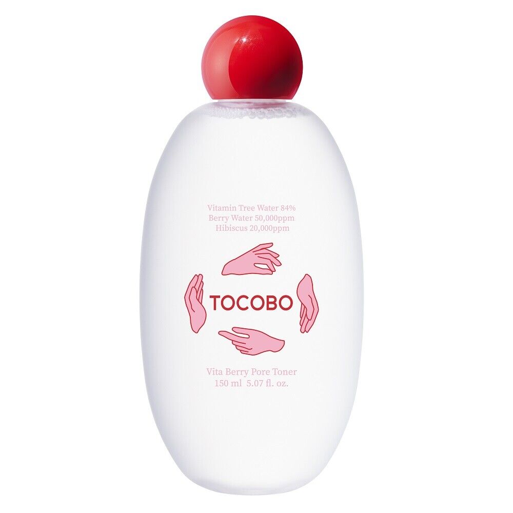 TOCOBO Vita Berry Pore Toner 150ml front view with pink packaging