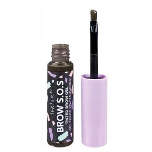 Technic Brow S.O.S. Tinted Eyebrow Fixing Gel in Dark Chocolate 5ml tube