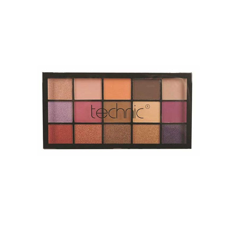 Technic Pressed Pigment Eyeshadow Palette in Persian Violet with purple, mauve, and orchid shades